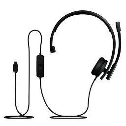 Навушники Logitech H570e Corded Mono USB Teams version Black (981-001427) - мініатюра 5