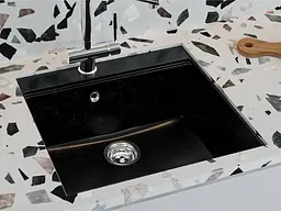 Кухонна мийка Miraggio Lagoon 540 black 0001039, Чорний - мініатюра 4