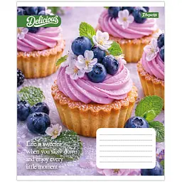 Набір зошитів 1 Вересня Cake А5 18 аркушів у клітинку 25 шт. (769138) - мініатюра 3