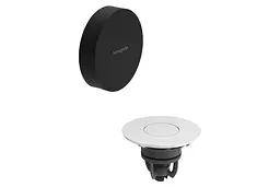 Злив-перелив Hansgrohe Flexaplus II, зовнішня частина до сифона для ванни matt black/white gloss 58187670