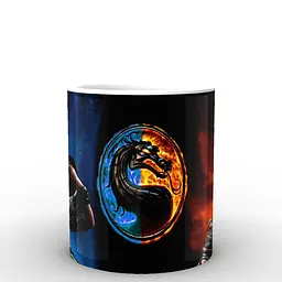 Кухоль GeekLand Mortal Kombat Мортал Комбат дракон MK.02.01 330 мл білий - мініатюра 3