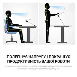 Охолоджуючий столик для ноутбука OfficePro Black (CD1230) - мініатюра 16