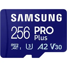 Карта пам'яті Samsung microSDXC 256GB C10 UHS-I R130MB/s PRO Plus - мініатюра 2