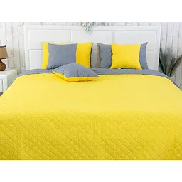 Покривало Руно Yellow Grey 150х212 см (360.52У_Yellow Grey) - мініатюра 3