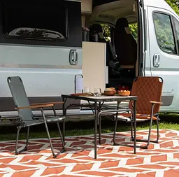 Стіл Bo-Camp Northgate 90x60 см Black/Grey (1404184) (DAS303262) - мініатюра 7