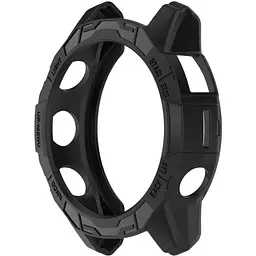 Чохол-бампер DK CDK для Garmin Fenix ​​7 Pro Силікон Outlines (018565) (black) - мініатюра 4
