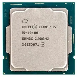 Процесор Intel Core i5 LGA1200 i5-10400 Tray 6x2.9 ГГц Turbo Boost 4.3 ГГц UHD Graphics 630 L3 12Мб Comet Lake 14 нм