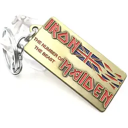 Брелок рок гурту Iron Maiden Залізна діва лого IM 25.105 - мініатюра 5
