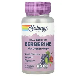 Берберин Berberine with Oregon Grape 60 капсул Solaray vit0006517