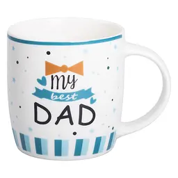 Чашка порцелянова MY BEST DAD 450 мл для тата Liling Rongxiang Ceramic RX-N240278MD - мініатюра 6