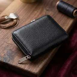Відмінний жіночий гаманець з натуральної шкіри ST Leather 22449 чорний - мініатюра 4