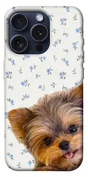 TPU чохол Demsky Cute Yorkie для Apple iPhone 15 Pro (6.1")