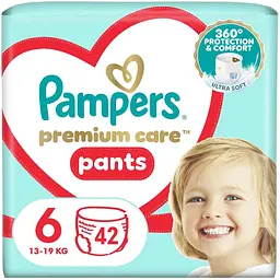 Підгузки Pampers Premium Care Pants Розмір 6 (15+ кг) 42 шт (8001841325545)