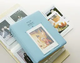 Фотоальбом для Fujifilm Instax Mini 64 фото Альбом для Mini (8, 9, 12, 11, 40, 99, evo, link), блакитний  - мініатюра 8