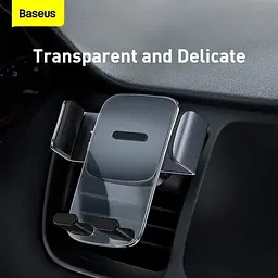 Тримач BASEUS Easy Control Clamp Car Mount Holder SUYK000101 Air Outlet Version - мініатюра 4
