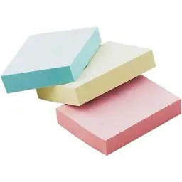 Папір для нотаток Buromax with adhesive layer 38х51 мм, 3*100 sheets, colors mix, blister (BM.2319-99)
