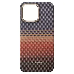 Карбоновий чохол Pitaka Tactile Woven Case Sunset для iPhone 16 Pro (KI1601SU) - мініатюра 2