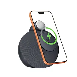 Портативна колонка ACEFAST K10 Air speaker with wireless charger Metal Grey - мініатюра 7