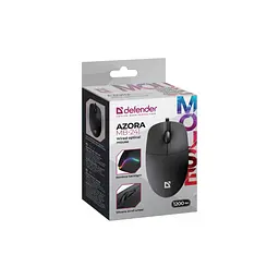 Мишка Defender Azora MB-241 LED USB Black (52241) - мініатюра 5