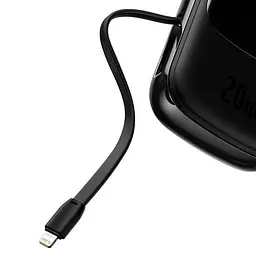 Портативний акумулятор - зовнішня батарея Baseus Qpow Pro (With Lightning Cable) 20000mAh 20W 5A (PPQD060201) - мініатюра 6