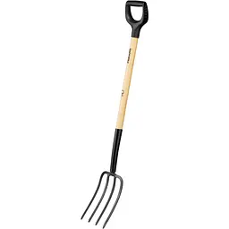 Вила садові Fiskars Solid з дерев'яною ручкою (1070676) - мініатюра 2