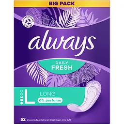 Щоденні прокладки Always Daily Fresh Normal Без запаху 52 шт.