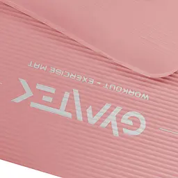 Килимок (мат) для фітнесу Queenfit NBR 1,5см рожевий - мініатюра 9