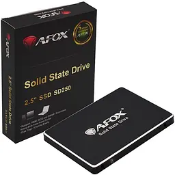 SSD 512Gb AFox SATA III 2.5" 3D TLC, Retail (SD250-512GN)