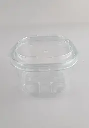 Кришка для харчової упаковки BL-17, 50 шт, колір прозорий, харчовий поліпропілен для фасування, зберігання та транспортування - мініатюра 2