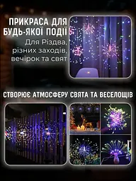 Гірлянда-штора — Феєрверк - мініатюра 4