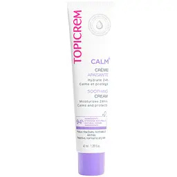 Крем для обличчя Topicrem Calm+ Light Soothing Moisturizing Cream легкий заспокійливий 40 мл 