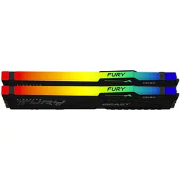Модуль пам'яті DDR5 Kingston FURY Beast RGB 2x16GB 6000MHz Black (KF560C30BBEAK2-32) [154337] - мініатюра 6