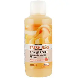 Піна для ванн Fresh Juice Banana & Mango Mousse 1000 мл (4823015923173)