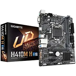 Материнська плата Gigabyte H410M H (H410M H) (Socket 1200, Intel H410, Micro-ATX) Б/в - мініатюра 4