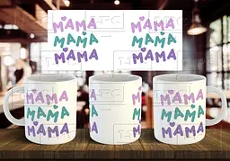 Чашка "Мама" 330 мл Коричнева