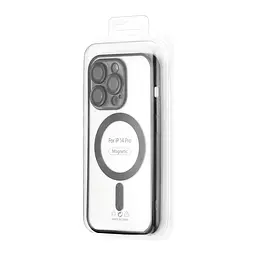 Чохол Ductil Metallic Edge with MagSafe (Protected Camera & Lens) iPhone 14 Pro Black - мініатюра 2