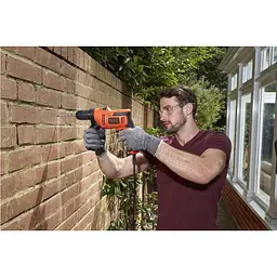 Дриль ударний Black+Decker мережевий 500 Вт (BEH200-QS) - мініатюра 7
