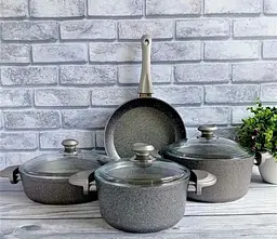 Набір посуду O.M.S. Collection 3005 Grey 7 предметів
