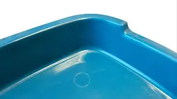 Туалет для котів синій 37x27x6 см 6213 - мініатюра 2