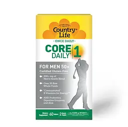 Вітаміни та мінерали Country Life Core Daily-1 for Men 50+, 60 таблеток