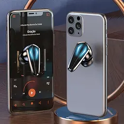 Бездротові ігрові Bluetooth навушники TWS X6 із зарядним кейсом та індикатором заряду Чорний - мініатюра 6