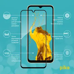 Скло захисне Piko Full Glue Samsung A14 (1283126559785) - мініатюра 3