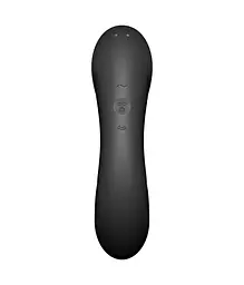 Вакуумний стимулятор клітора з вібрацією Satisfyer Curvy Trinity 4 чорний - мініатюра 6