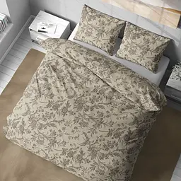 Комплект постільної білизни Lelit Двоспальний бежевий 180 х 215 см P-0166/2 (le2000000285801) - мініатюра 6