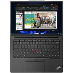 Ноутбук Lenovo ThinkPad E14 Gen 6 з процесором Intel Core Ultra 5 125U pana la 4.3 GHz, 14", WUXGA, IPS, 32GB DDR5, 1TB SSD, Intel графікою, Windows 11 Pro, чорний, 3Y Onsite upgrade - мініатюра 6