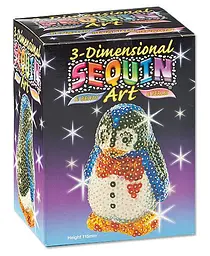 Набір для творчості 3d Пінгвін Sequin Art det0017608 - мініатюра 2