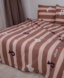 Постільна білизна двоспальне ТЕП Soft dreams Line Brown 2-03858-26453 180х215 см коричнева - мініатюра 4