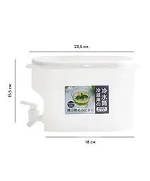 Функціональний диспенсер Semi Dispenser 2л з дозатором, White для води лимонаду та соку - мініатюра 10