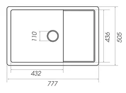 Кухонна мийка Platinum 7850 CUBE (SP000024619) - мініатюра 5