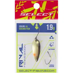 Блешня Select Rival 1.9g 30mm #05 Golden Fish - мініатюра 2